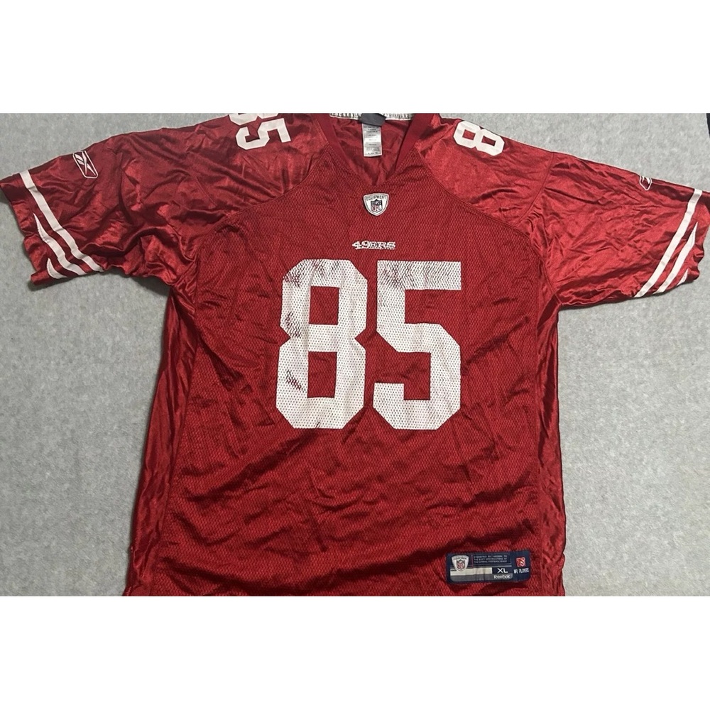 Reebok Equipment On Field San Francisco 49ers Vernon Davis Men’s XL Jersey
